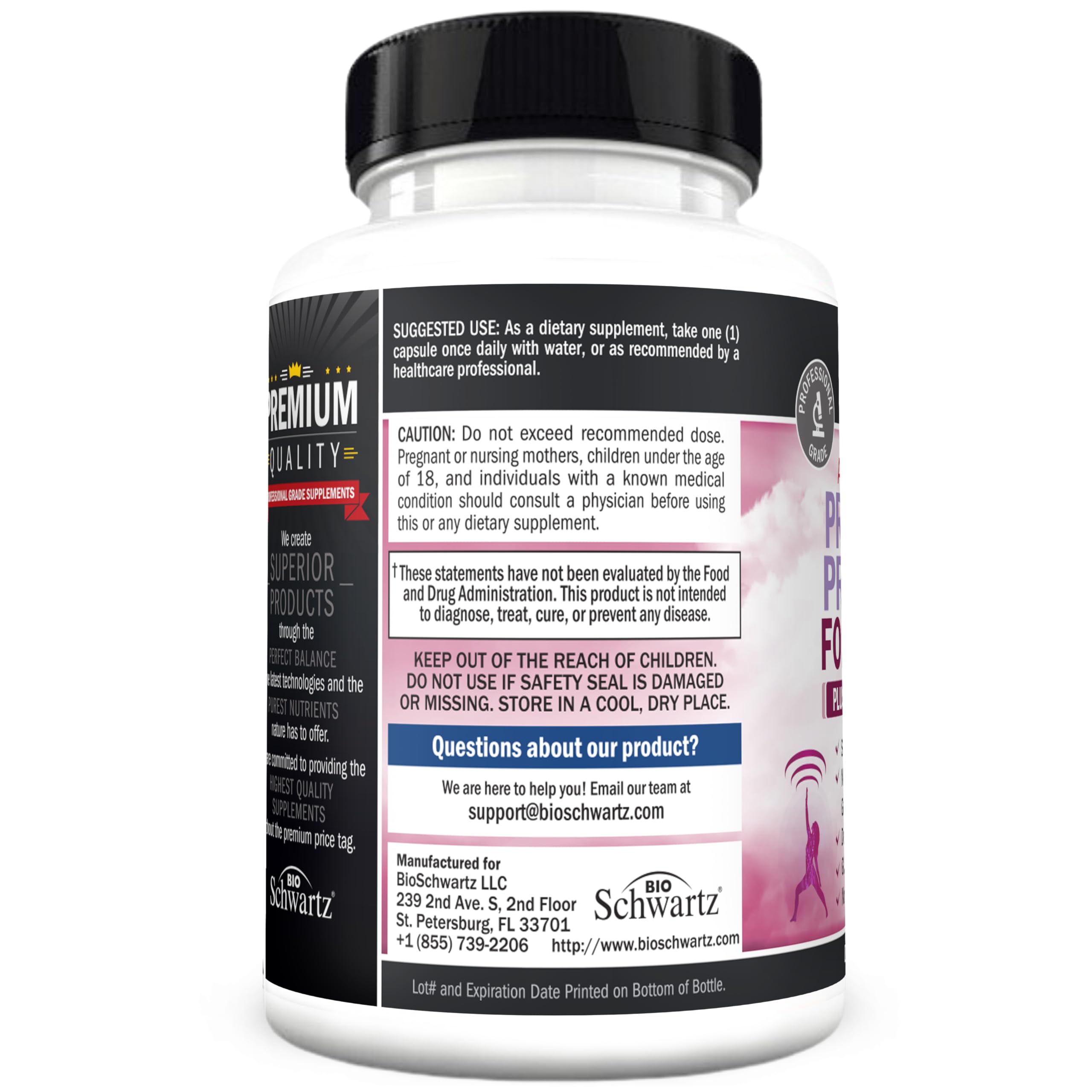 BioSchwartz utilisation quotidienne femme — capsule unique pour routine simplifiée.