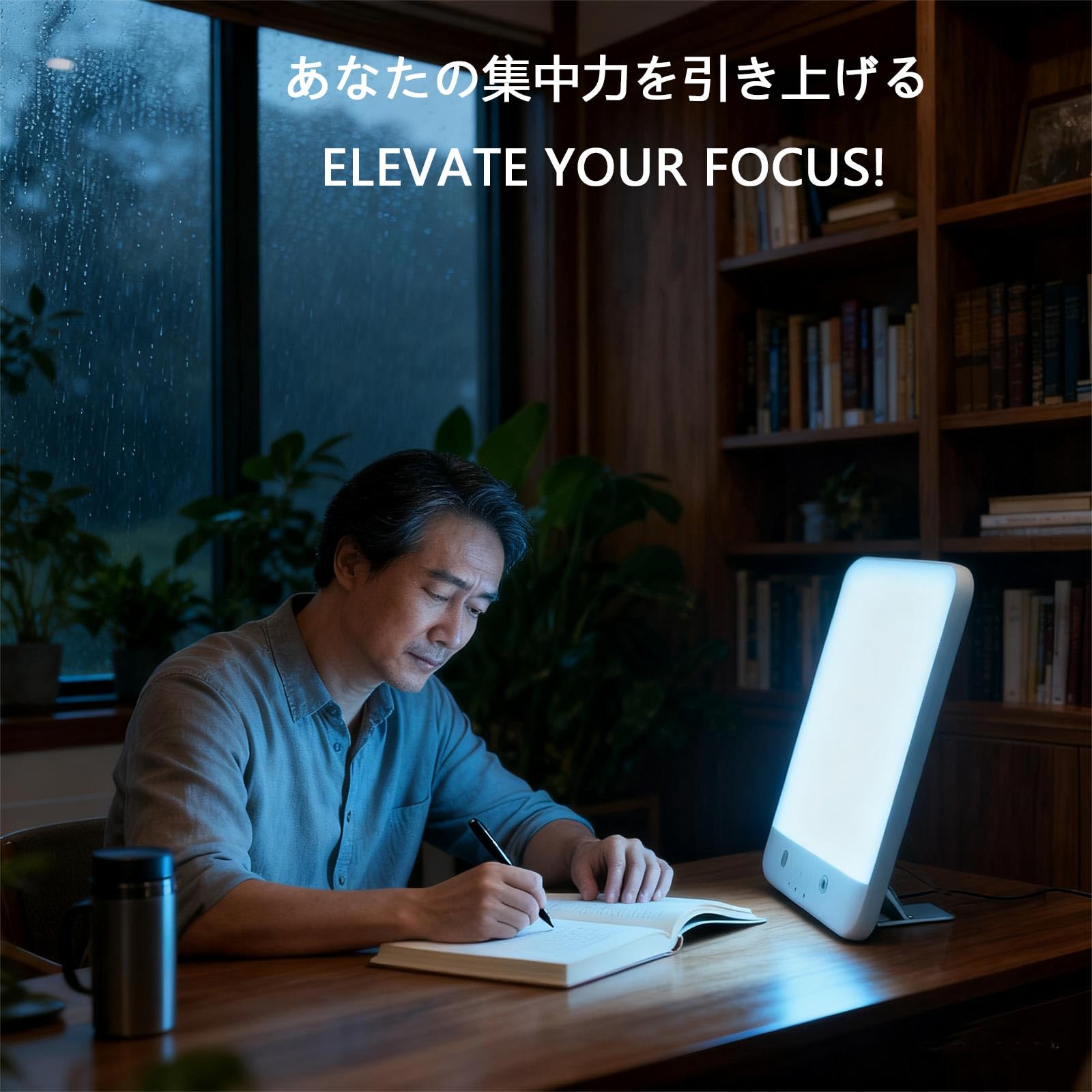 Bioset Lampe contrôlée via l’application BiosetLight pour programmer les séances.