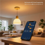 Bioset lampe réveil LED avec enceinte et sons naturels intégrés.
