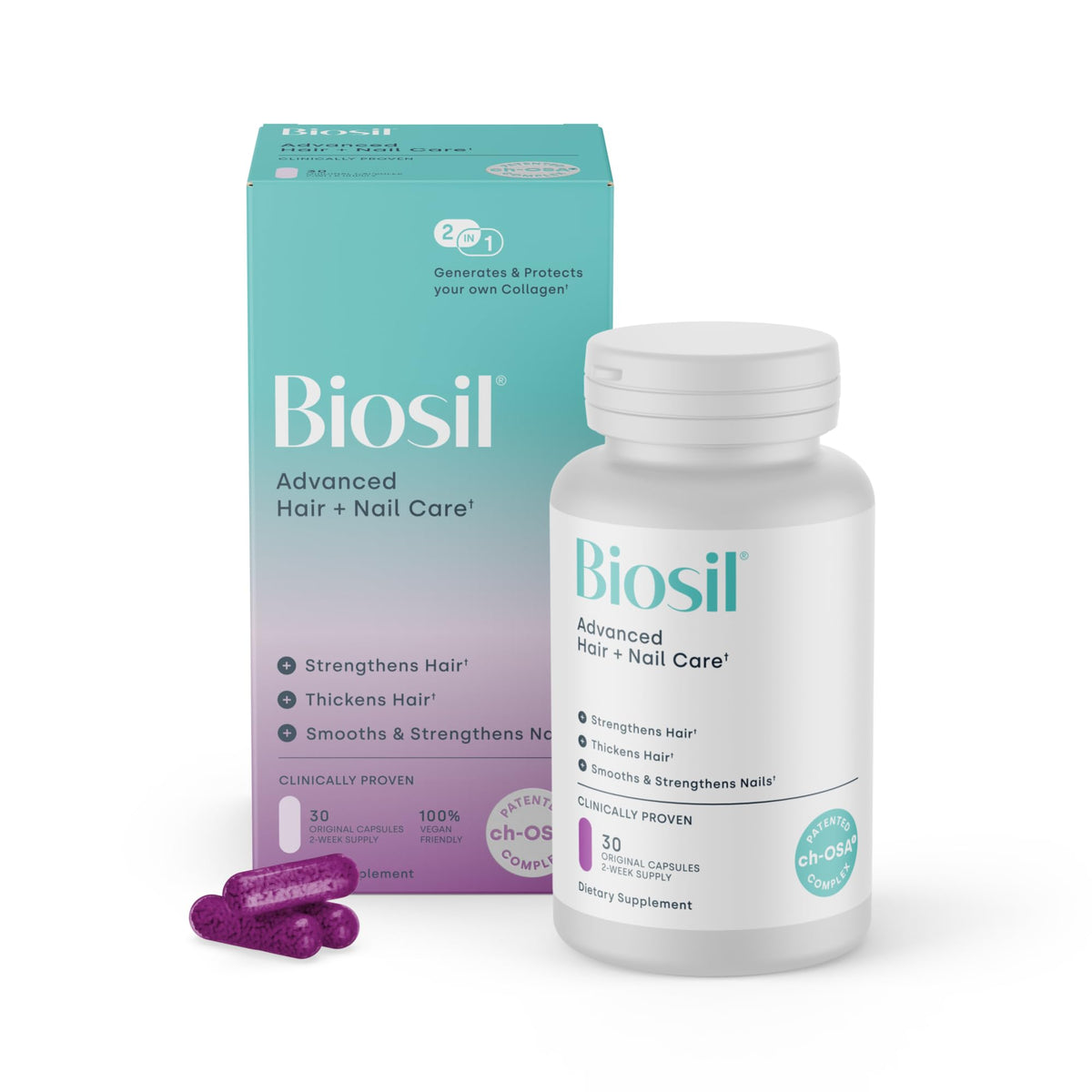 Capsules Biosil – focus sur capsules pour cheveux et ongles plus forts