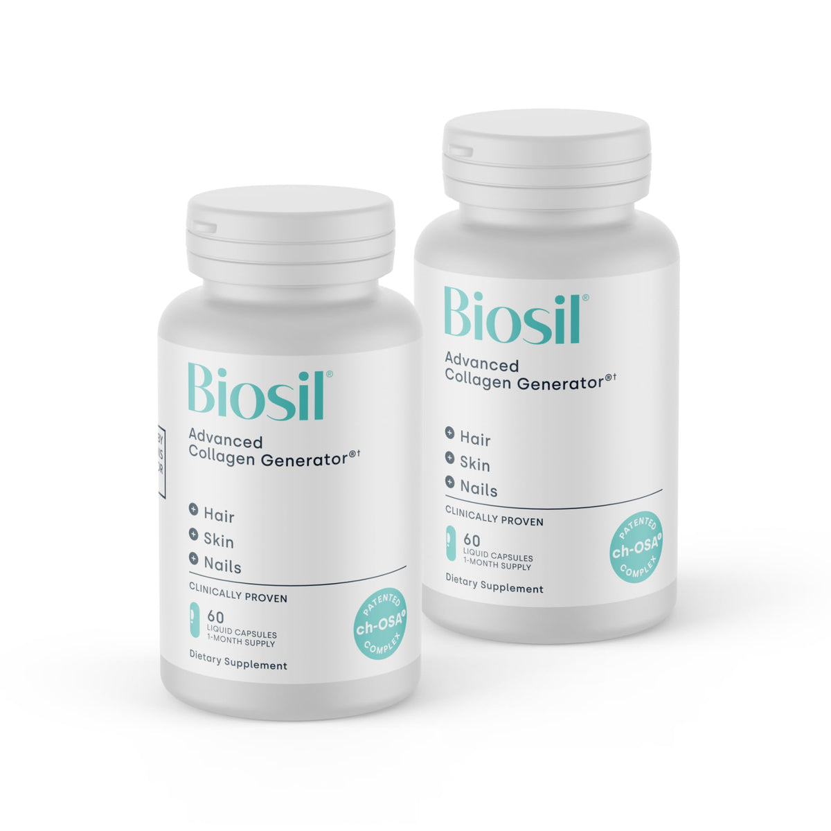 Biosil Collagen Booster: bouteille pratique pour votre routine beauté