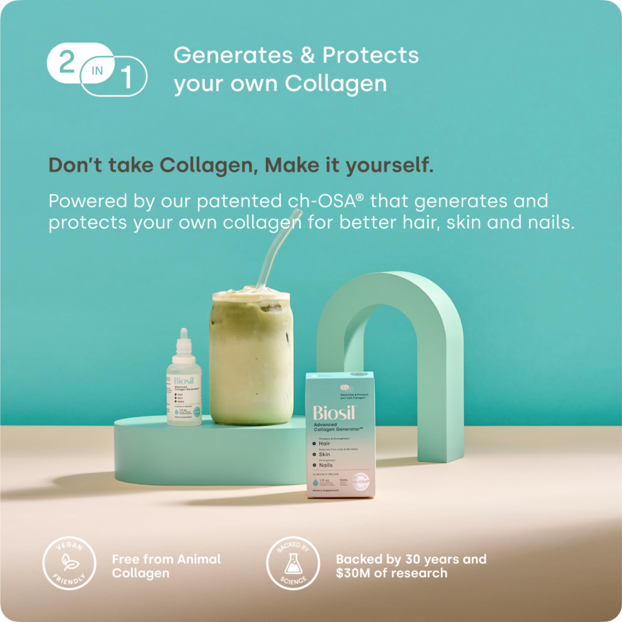 Biosil formulation vegan sans OGM – alignement avec un régime alimentaire responsable.