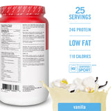 BIOSTEEL vanille shaker: mélange rapide et boisson protéinée prête à consommer.
