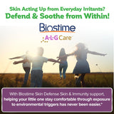 Biostime Skin Defense, axe intestin-peau illustré pour l'équilibre potentiel