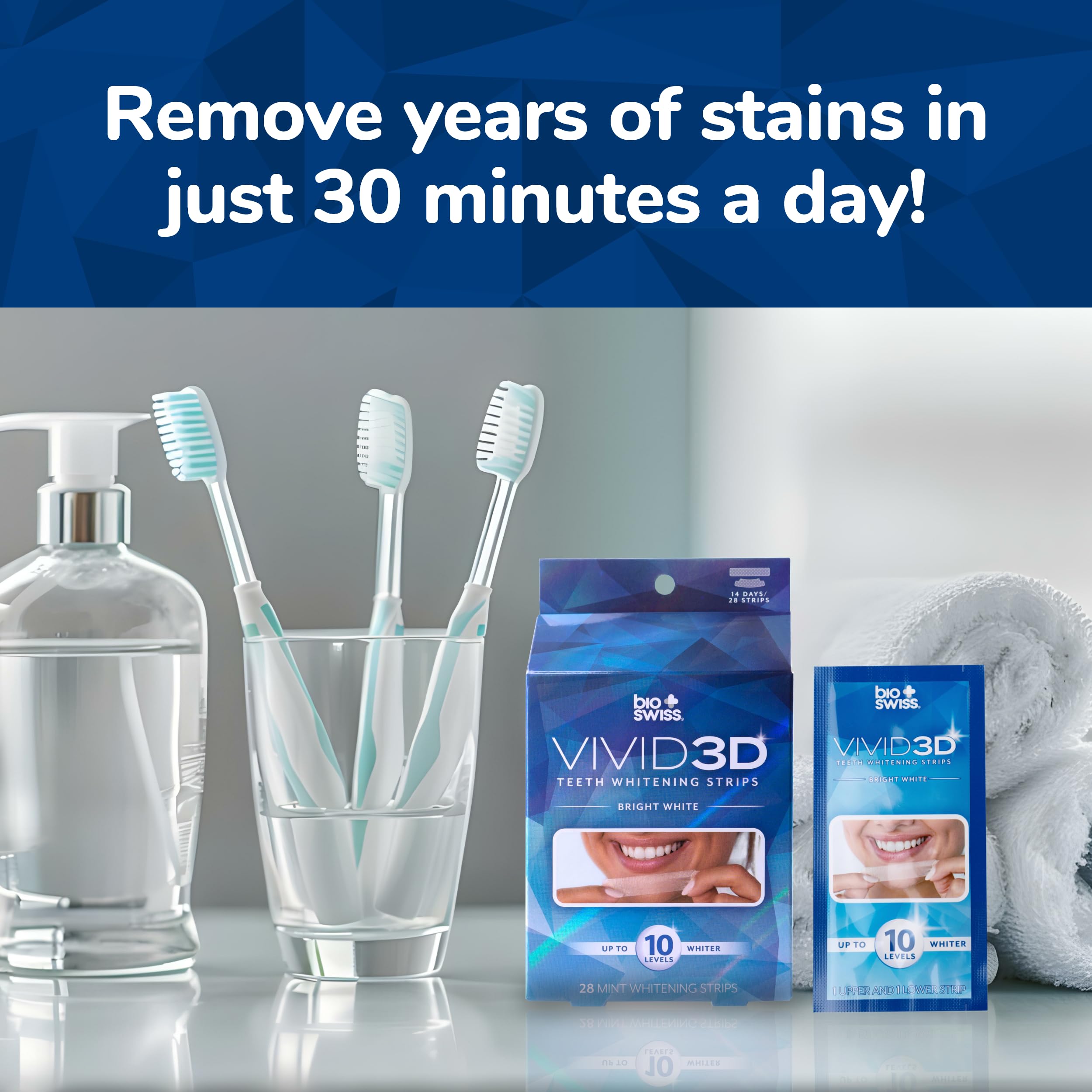 BioSwiss Boîte bleue – kit blanchiment à domicile pratique