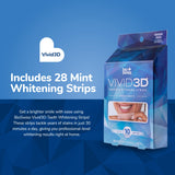 BioSwiss Bandes blanchiment Dents Vivid 3D – paquet 28 bandes, résultats progressifs