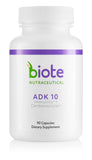 Biote ADK 10: bouteille montrant 90 capsules, soutien immunitaire possible