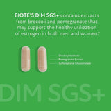 Biote DIM SGS+ étiquette, texte clair sur la composition et l'utilisation.