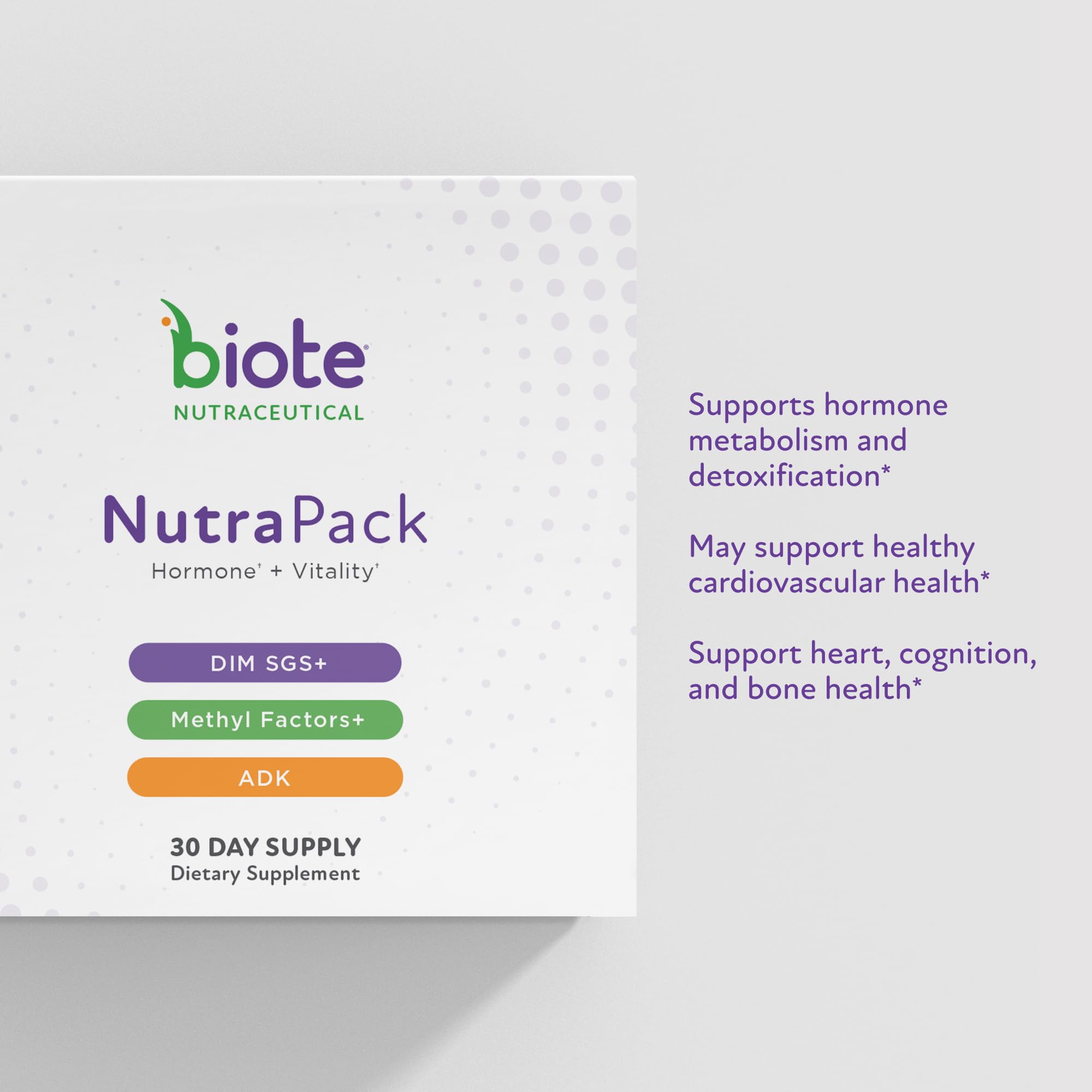 Biote NutraPack : verre d'eau avec capsules pour une prise fluide