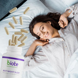 Biote prise en soirée - geste simple pour démarrer le repos.