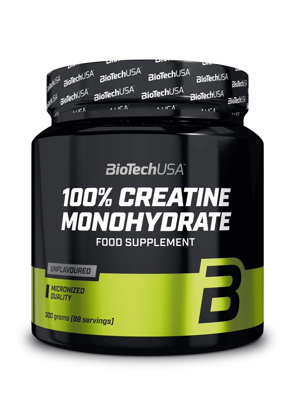 BioTechUSA Créatine Monohydrate pot: poudre pure idéale pour la performance quotidienne