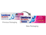 Biotène Gel Balance, utilisation pratique en déplacement pour hydrater la bouche.