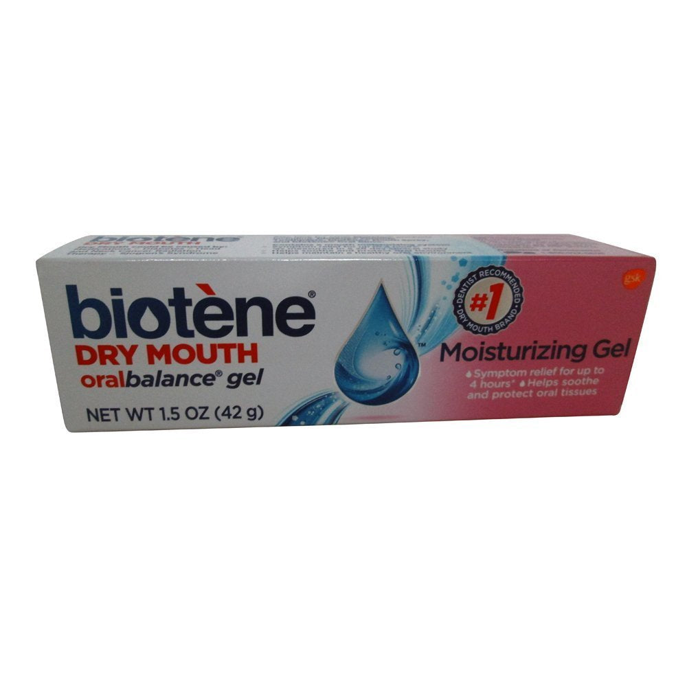 Biotène OralBalance - gel hydratant pour soulager l'inconfort buccal et hydrater les tissus.