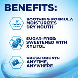 Biotène pastilles menthe avec xylitol pour goût agréable.