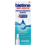 Biotène spray bouteille menthe douce, hydratation rapide pour la bouche.