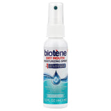 Biotène spray soulage temporairement la bouche sèche au travail.