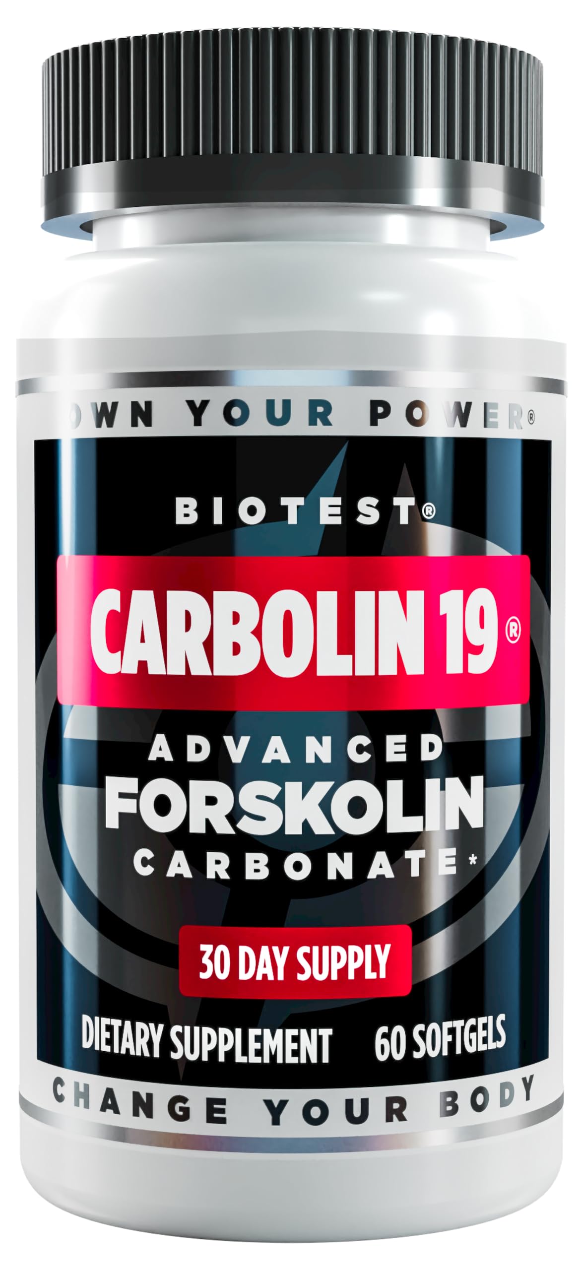 Flacon Biotest Carbolin 19 prêt à l'emploi pour soutenir le métabolisme.