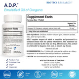 Tablettes à libération prolongée Biotics Research A.D.P. pour absorption efficace.