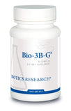 Bio-3B-G: bouteille de comprimés, énergie potentielle et métabolisme des nutriments.