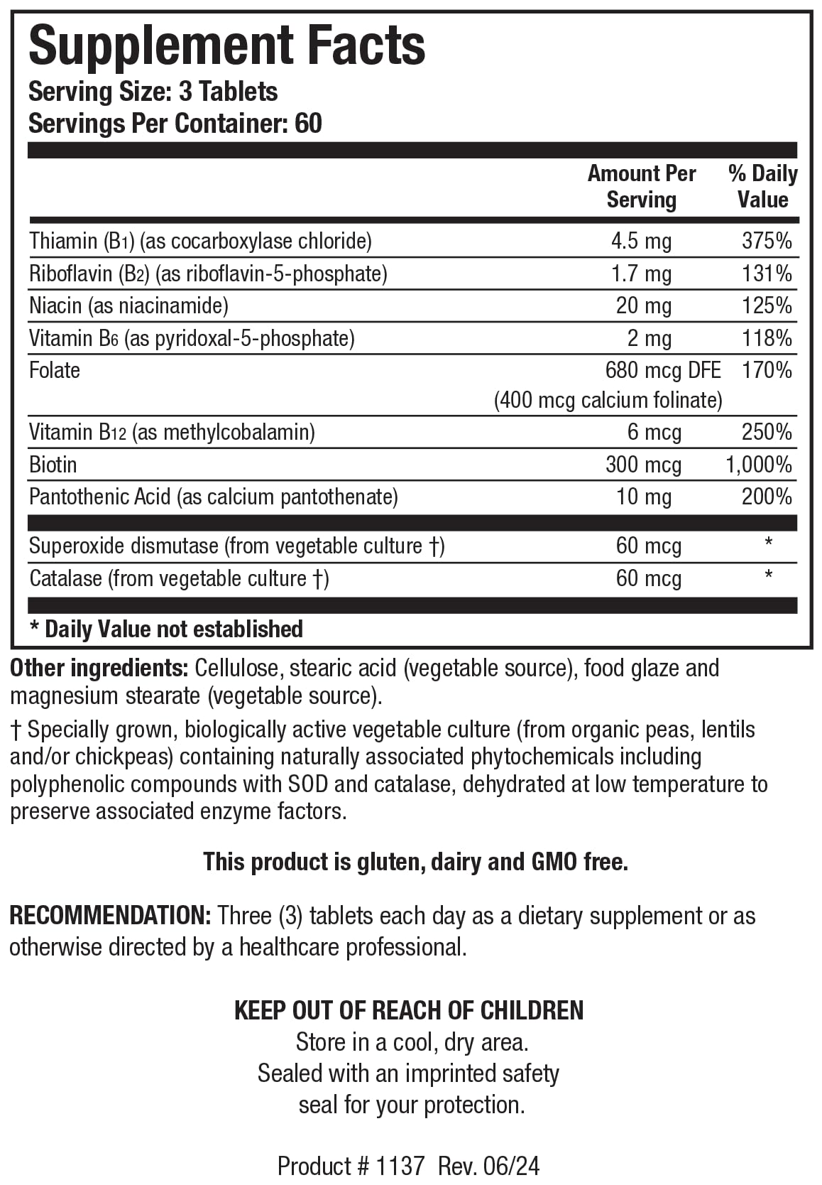 Bio-3B-G: comprimés en bouteille pour un soutien potentiel du stress.