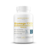 Biomega-1000 : emballage affichant l’apport en oméga-3 et les étiquettes