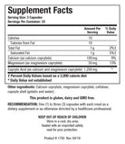 Capsules Caprin Biotics Research acide caprylique 1200 mg pour le soutien des os.