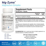 Mg-Zyme Biotics Research: bouteille pratique pour un apport quotidien en magnésium.