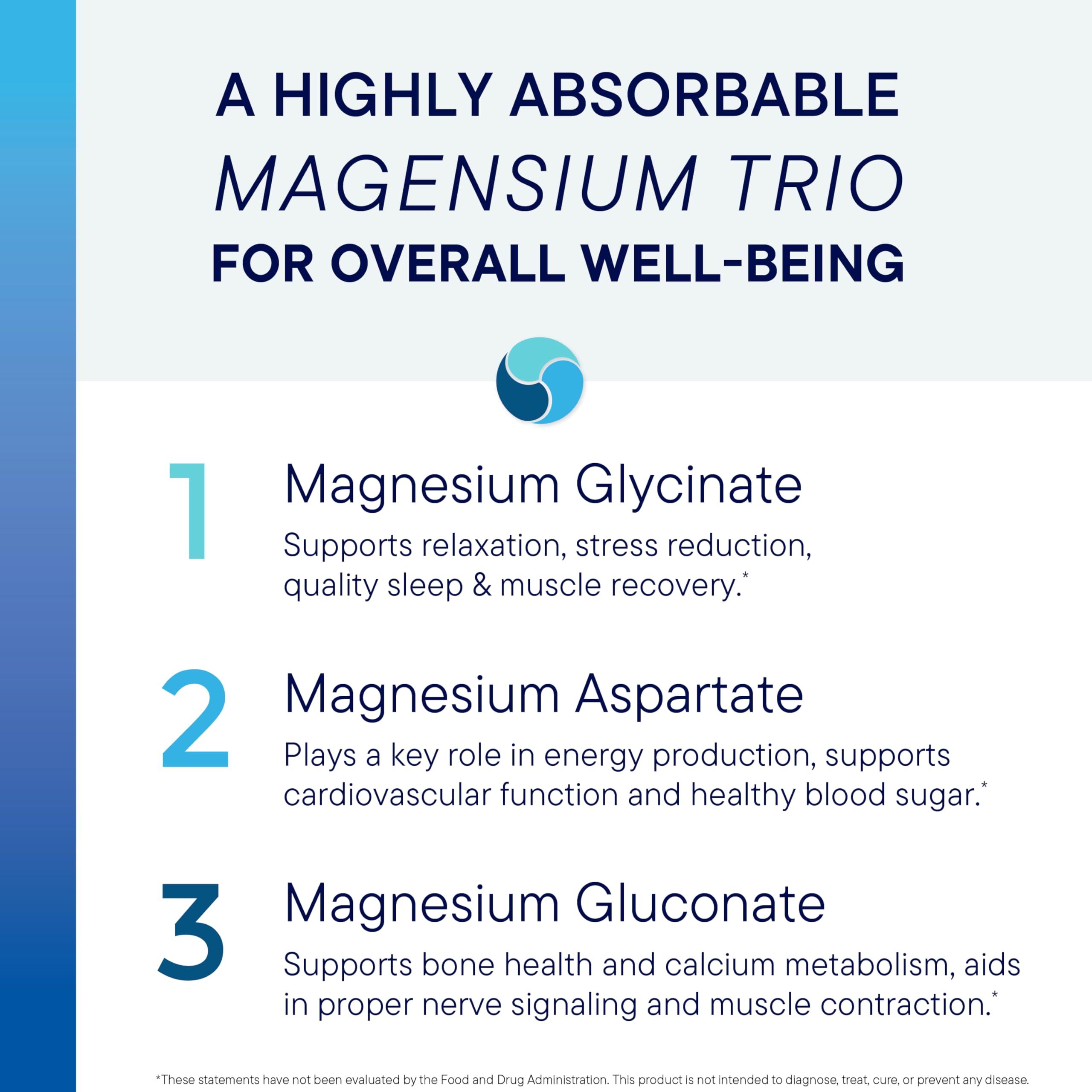 Mg-Zyme Biotics Research: etiquette USA indiquant la composition et les usages.