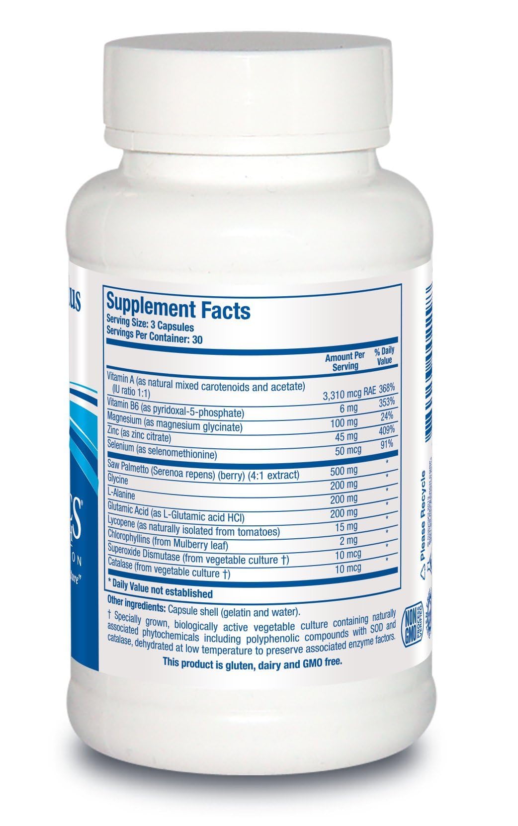Biotics Research Palmetto Plus Forte – capsules alignées, facilité d’utilisation au quotidien.