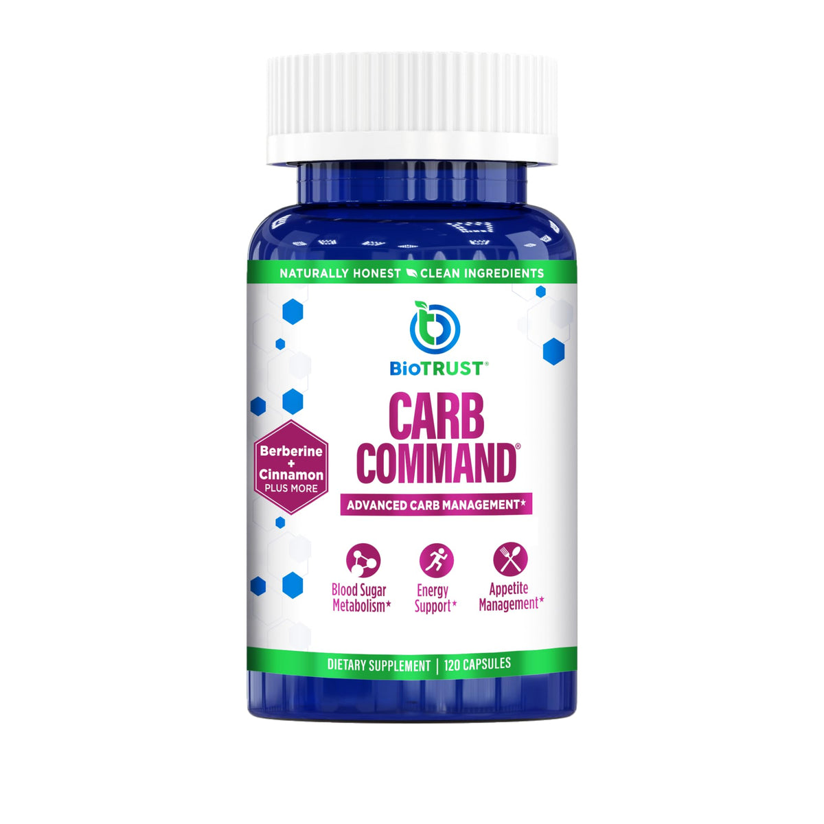 BioTrust Carb Command: bouteille-pour, soutien potentiel à la cétose.