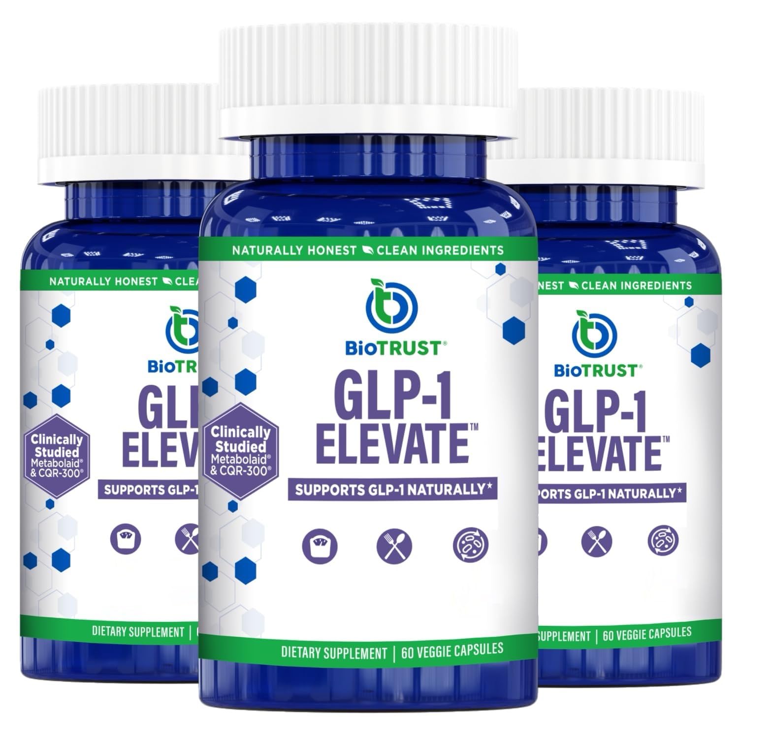 BioTrust GLP1 Elevate: bouteille de pilules prête a l usage pour Maitriser les envies