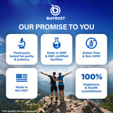 BioTrust Multi Magnesium Complex, capsule sur table: sommeil apaisé et récupération possible.