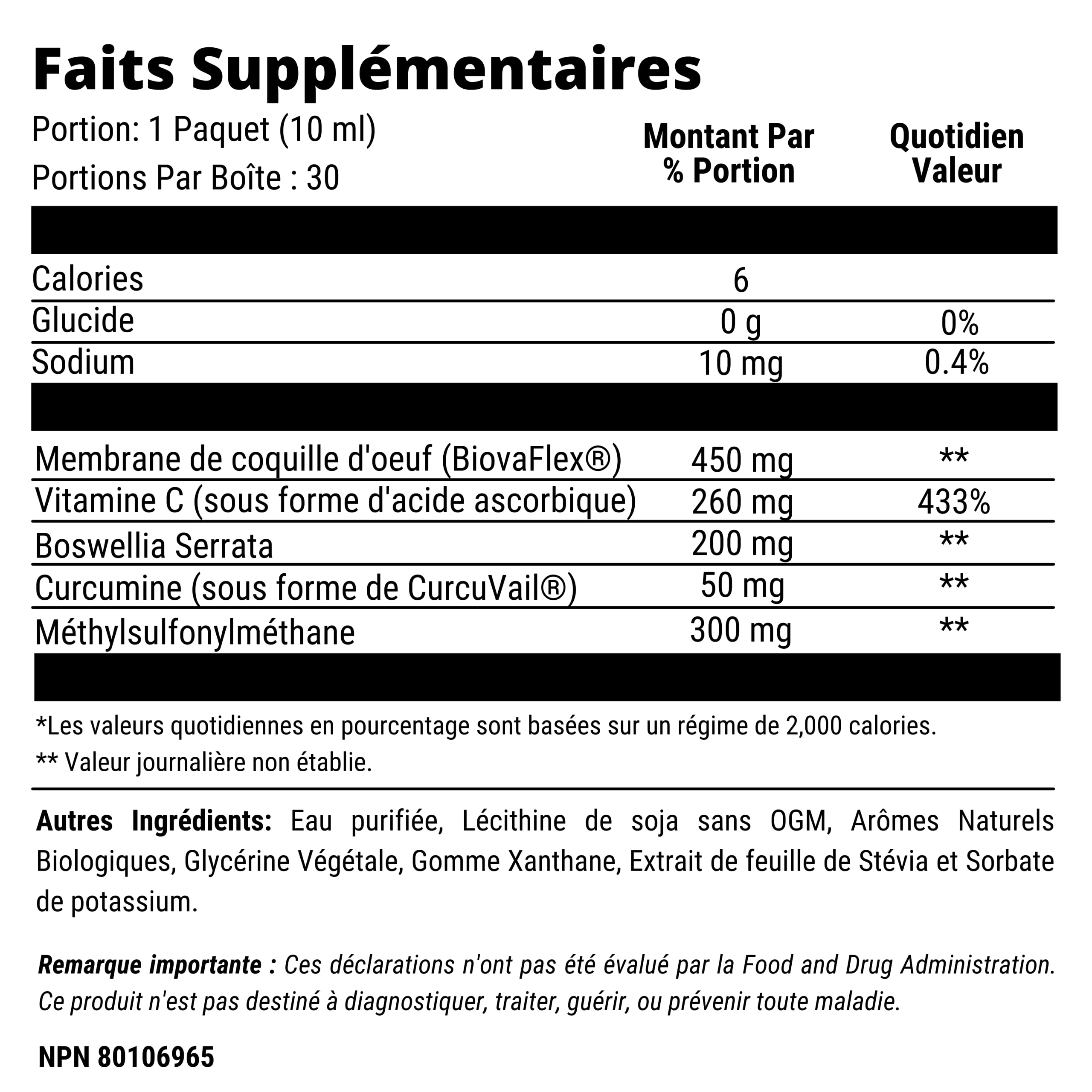 Aurora Nutrascience biovaflex, composant clé pour mouvement fluide
