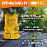 BioVit L Tyrosine Gummies – sans sucre, goût agréable et énergie quotidienne.