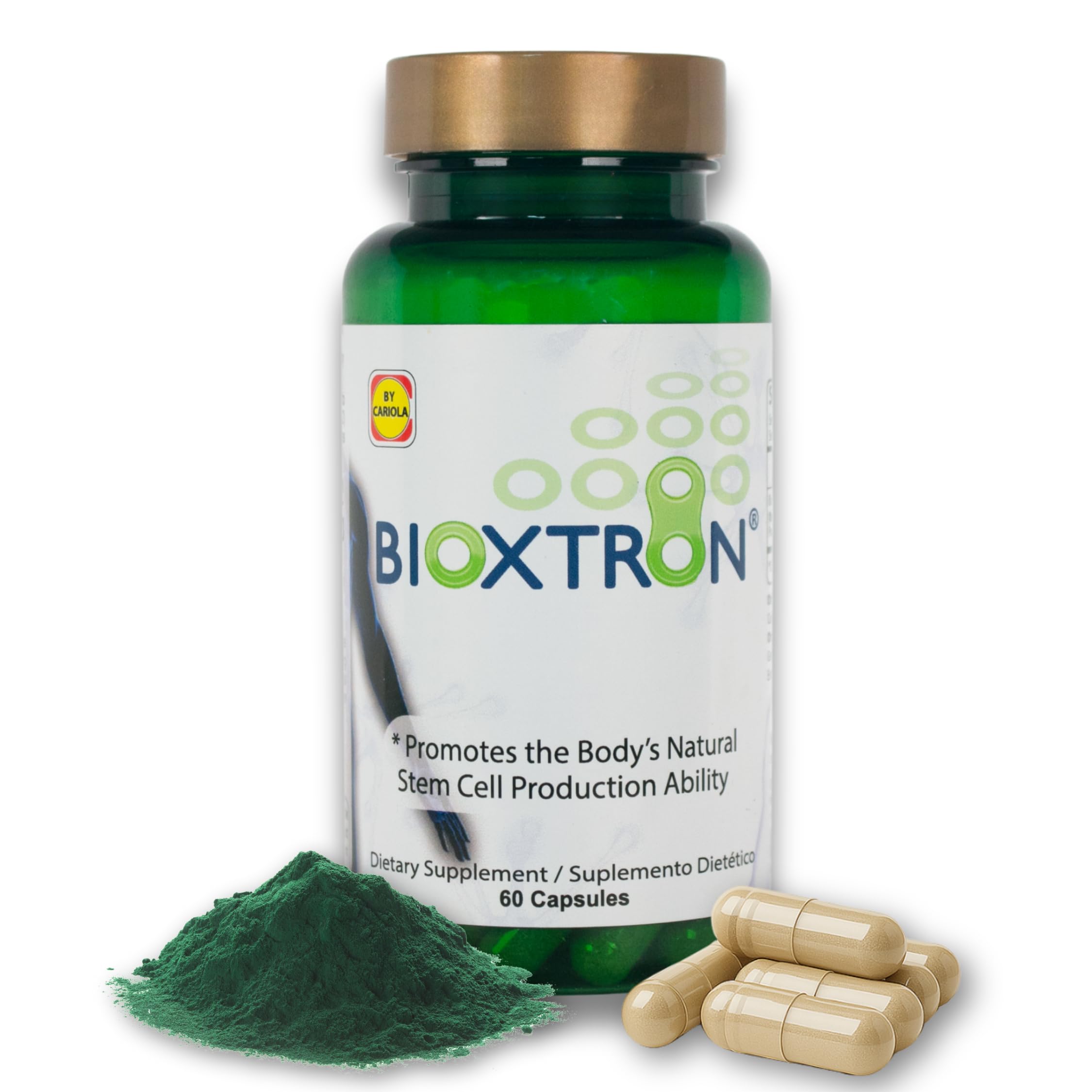 Capsules Bioxtron avec algues bleues et spiruline pour énergie naturelle