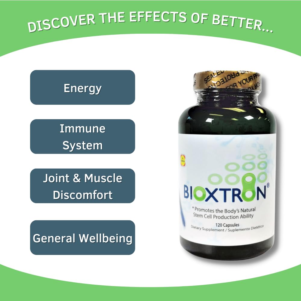 Étiquette Bioxtron affiche les nutriments essentiels.