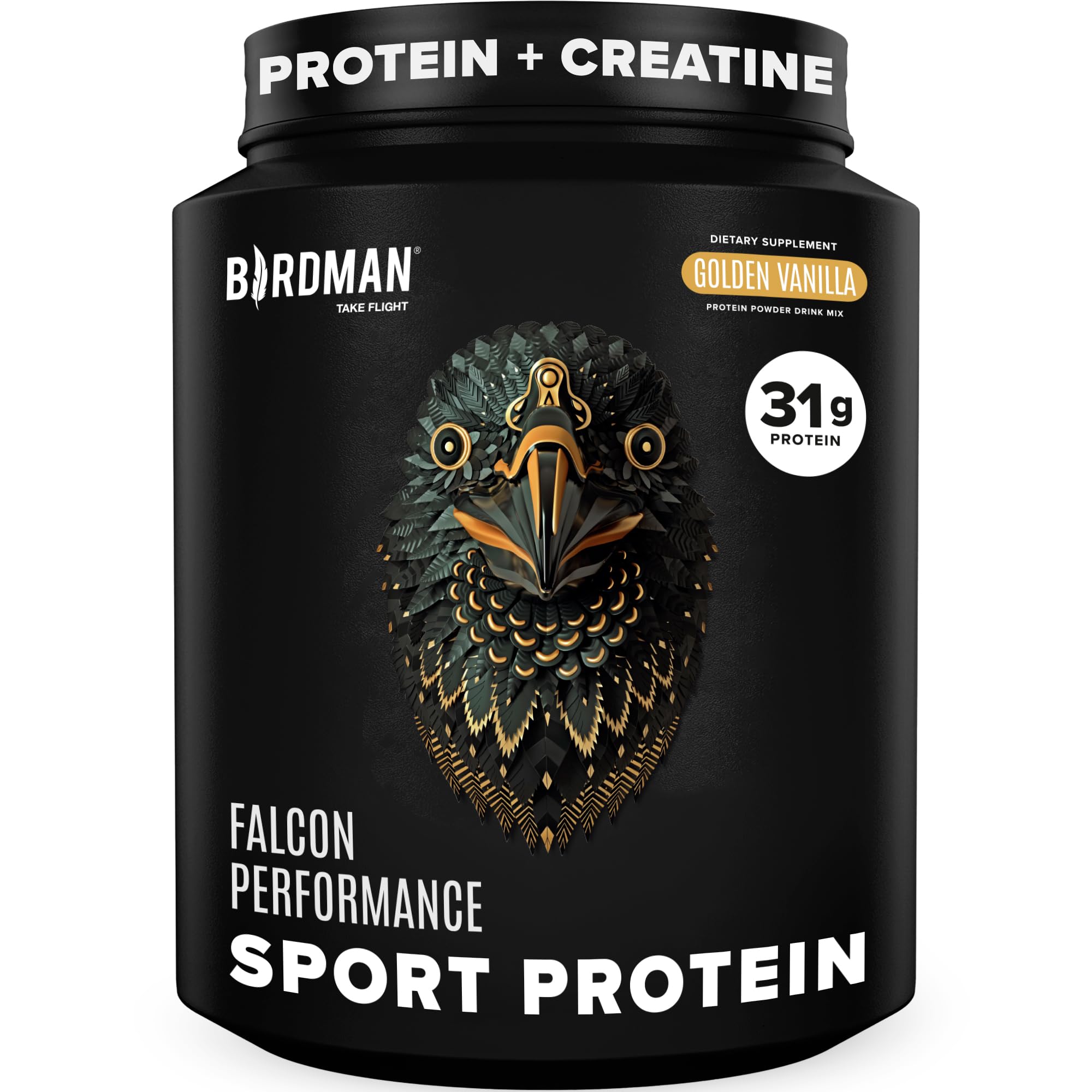 BIRDMAN Falcon Performance, emballage vanille vegan, prêt à l’emploi.