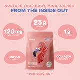 Poche d’acide hyaluronique dans Fitmingo pour hydratation et éclat de la peau.