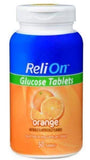 ReliOn tablettes de glucose framboise, apport pratique lors de sorties actives et déplacements.