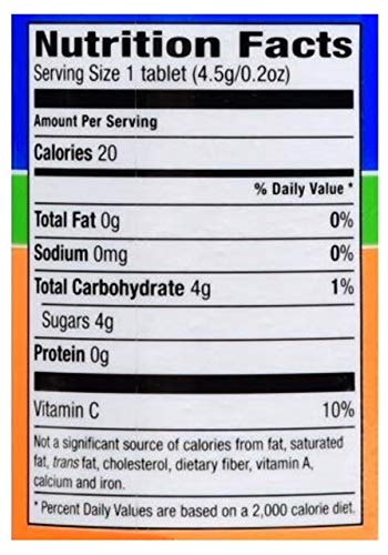 ReliOn tablettes de glucose utilisation rapide, parfait en déplacement pour un apport rapide.