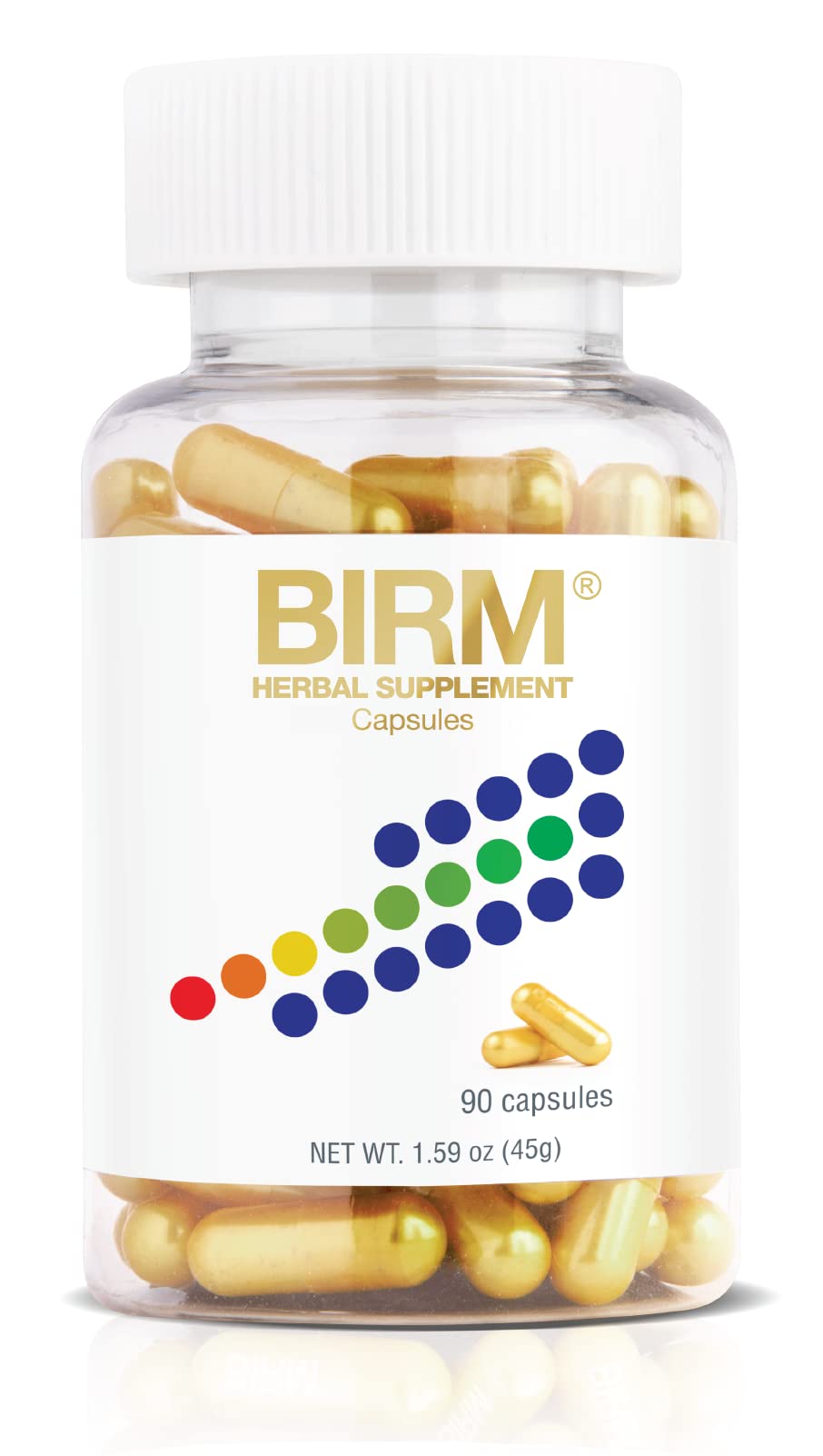 BIRM - capsules et boîte de 90, soutien immunitaire quotidien.
