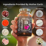 Birthright Bloom – foie bovin dans la formule prénatale, source naturelle de nutriments