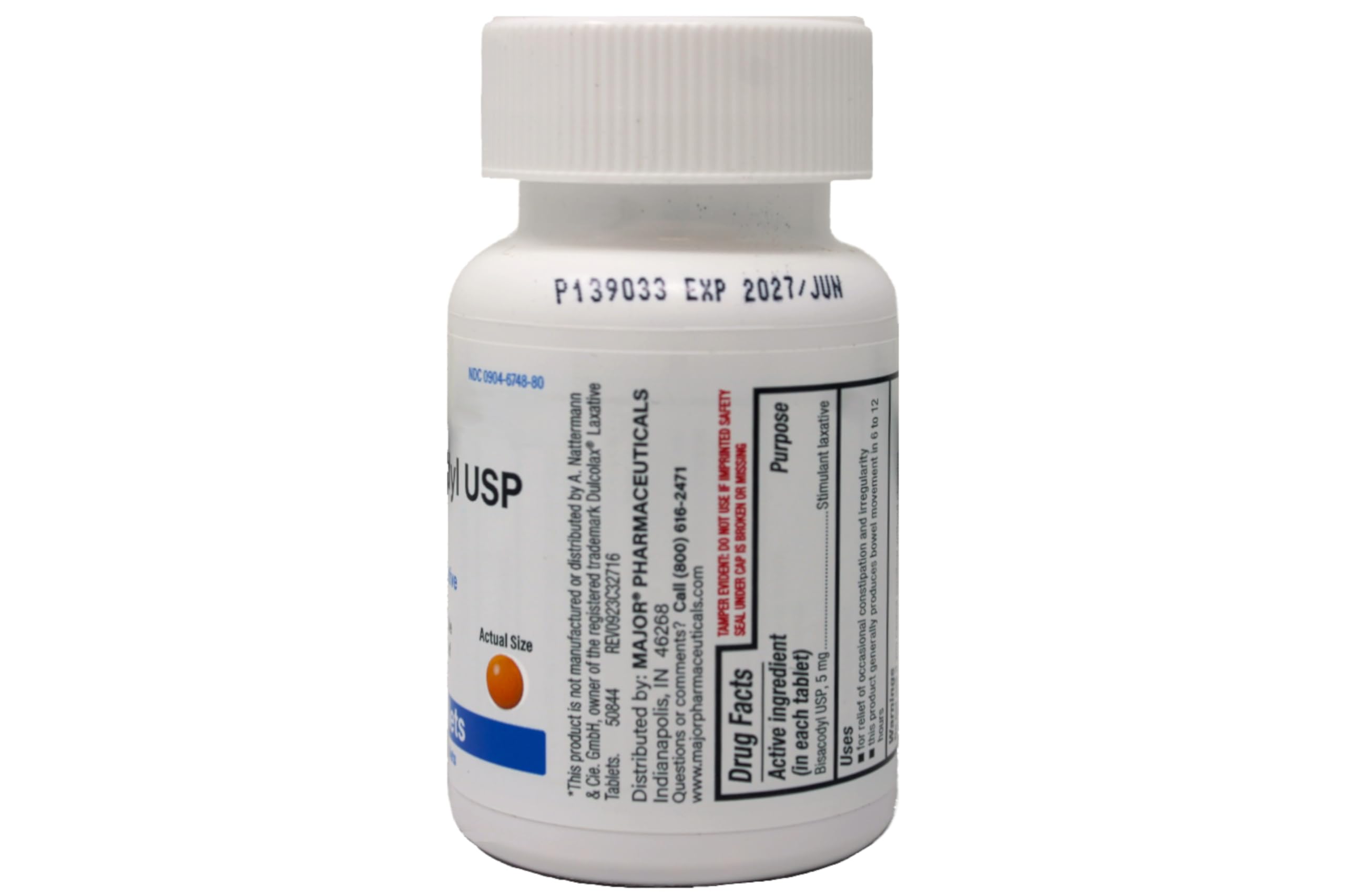 Bisacodyl comprimés 5 mg, avertissements affichés