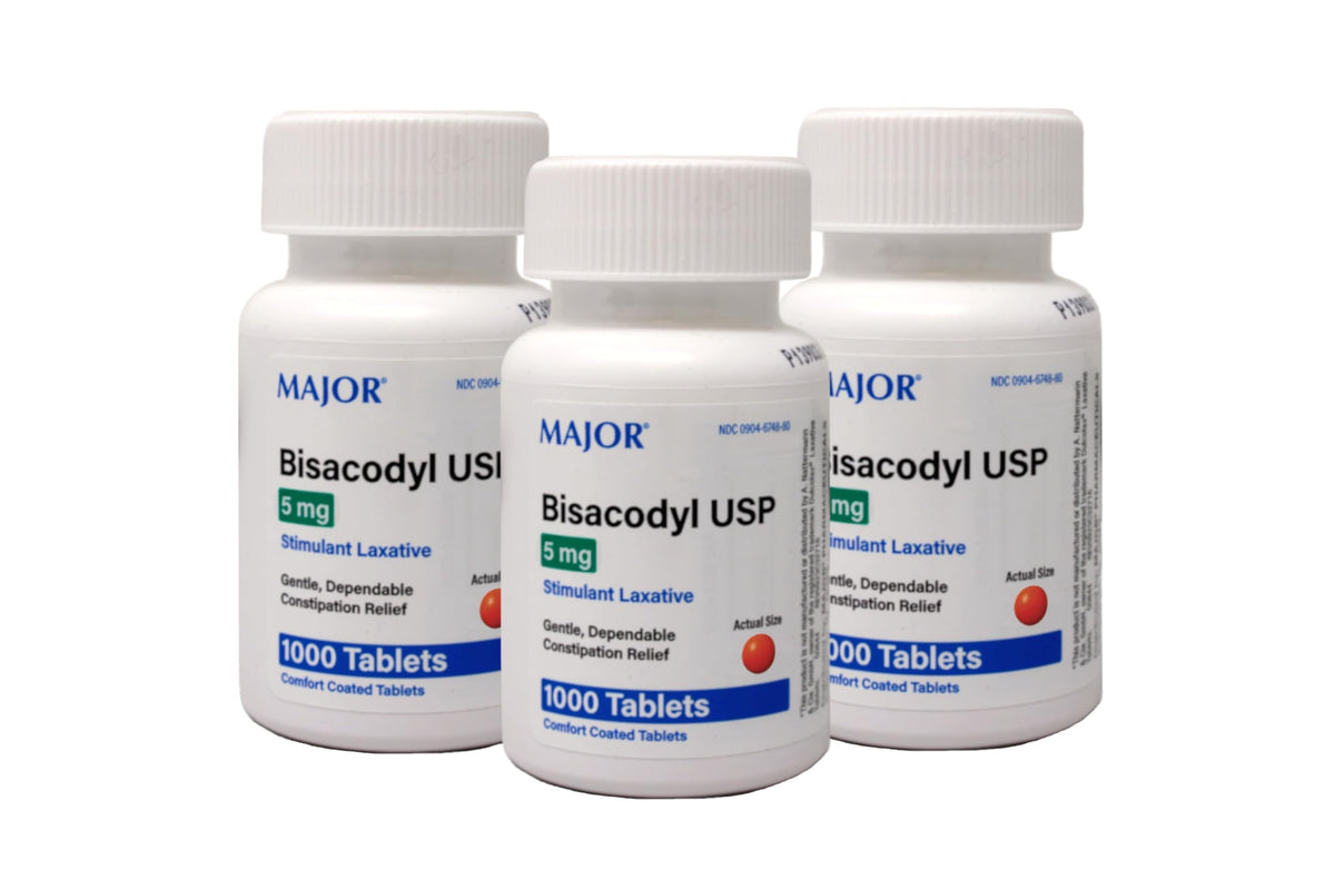Bisacodyl comprimés 5 mg, boîte 3 paquets, soulagement ponctuel du transit