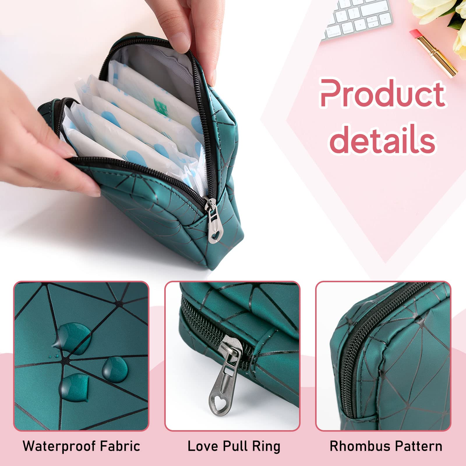 Pochette Bisanzoya en cuir PU imperméable – durable et facile à nettoyer.