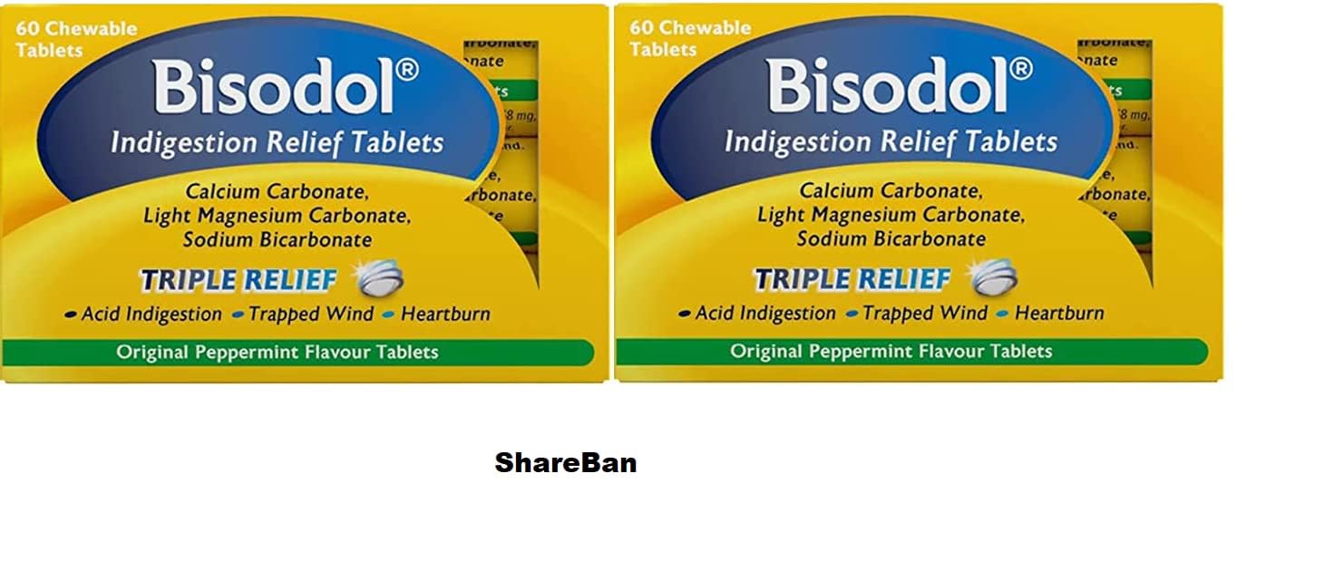 Bisodol - utilisation quotidienne facile grâce à des tablettes pratiques.