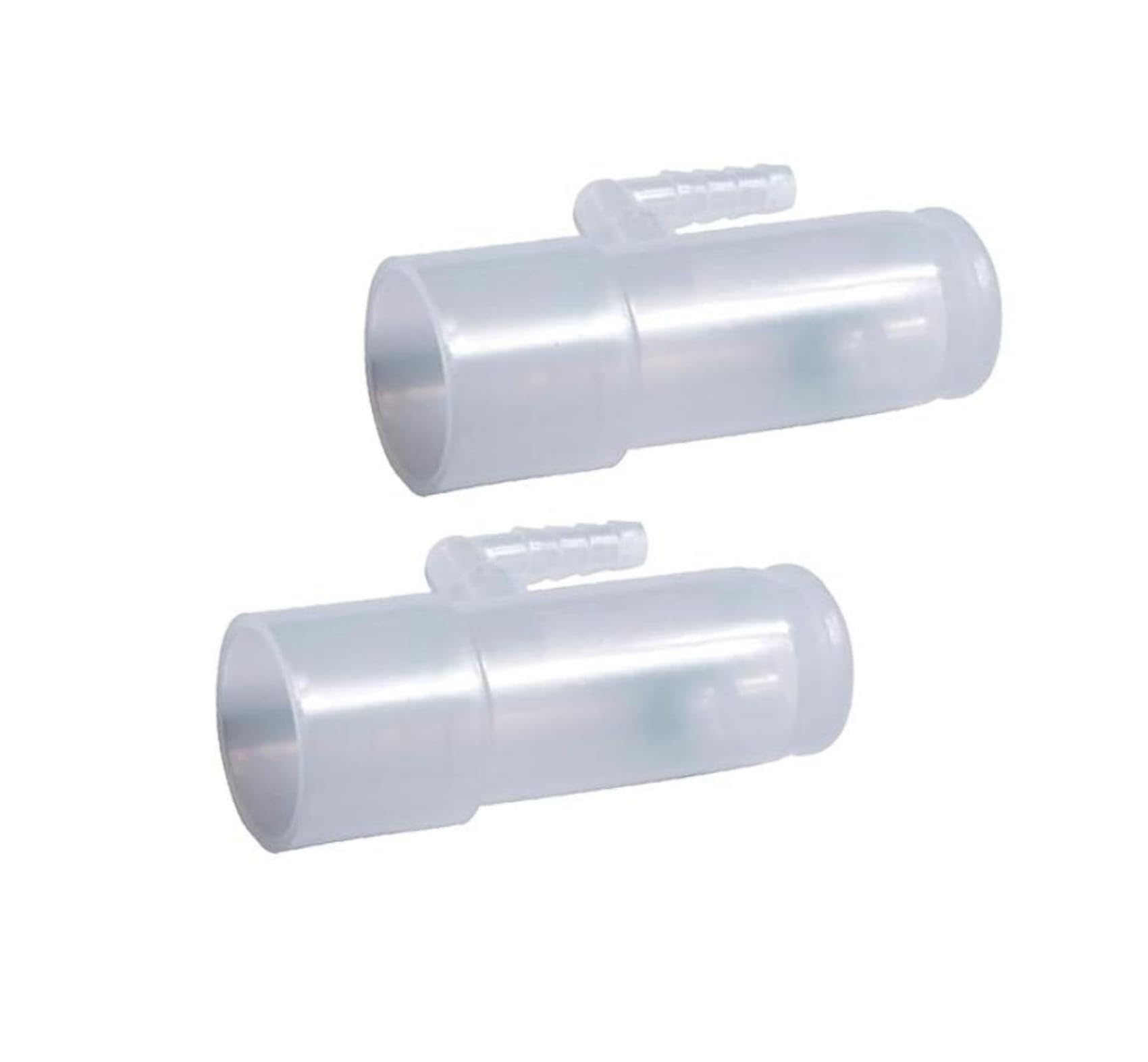 Adaptateur oxygène CPAP Bistras, vue d’ensemble avec connexion universelle