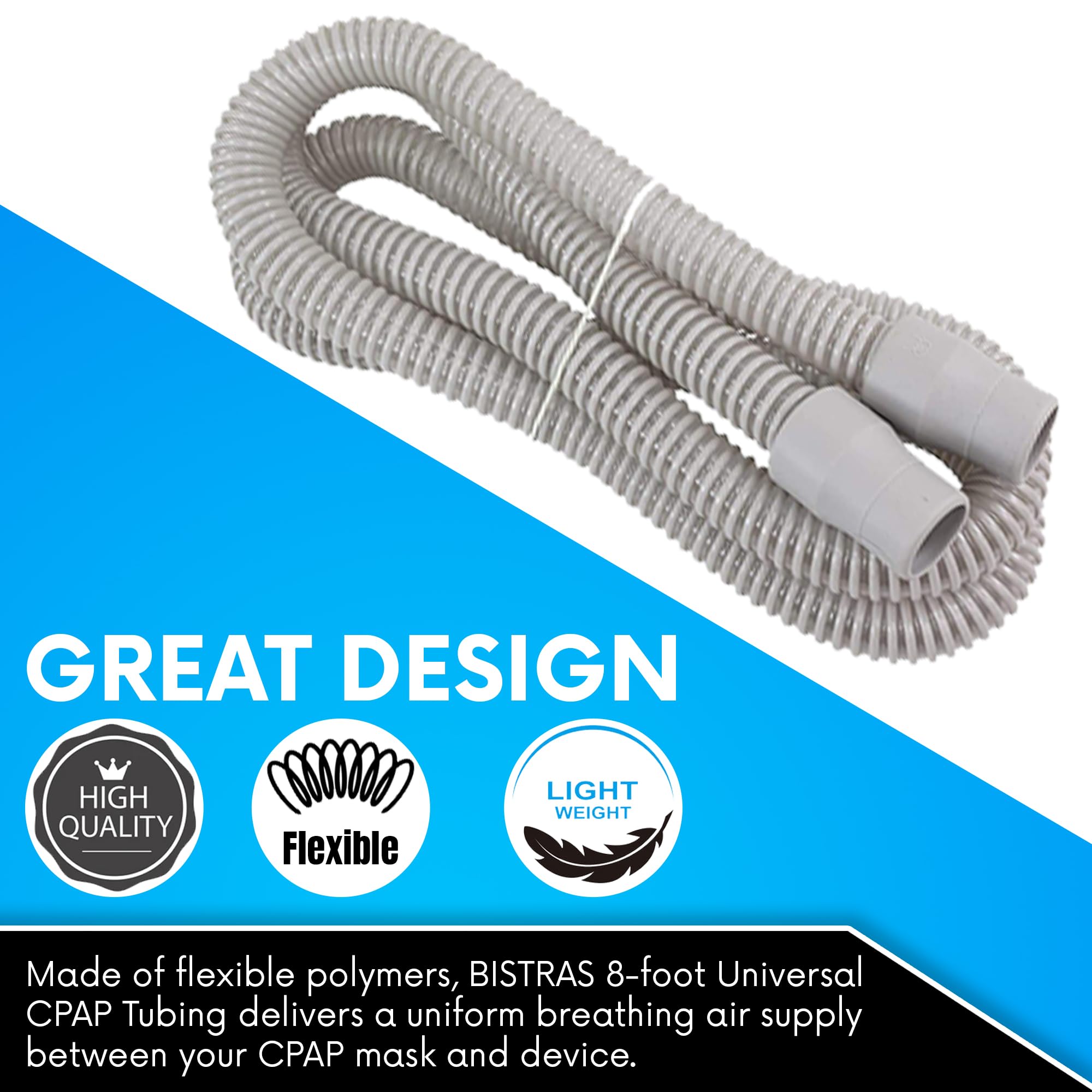 Connecteurs 22 mm du tuyau BISTRAS assurant une etancheite fiable.