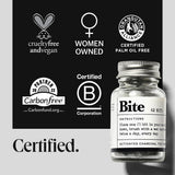 Pastilles Bite sans fluor, option douce pour dents sensibles.