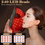 BiUuFish masque LED 8 couleurs pour une thérapie faciale polyvalente